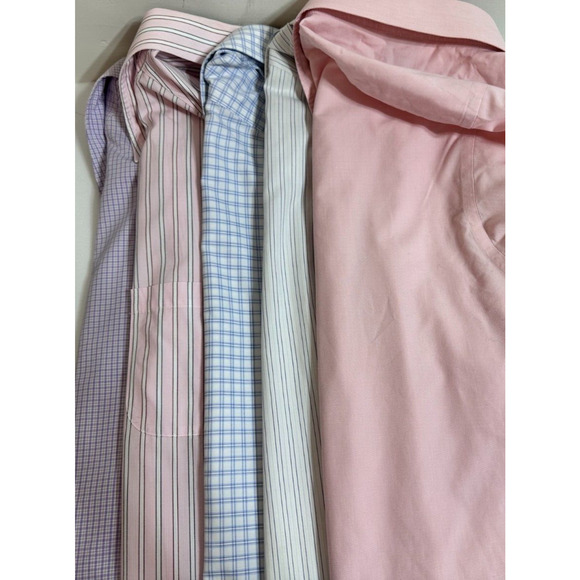 LOT OF 5 Brooks Brothers Button Long Sleeve Dress Shirt Sz 17-17 1/2 34/35 #14 - Picture 14 of 16
